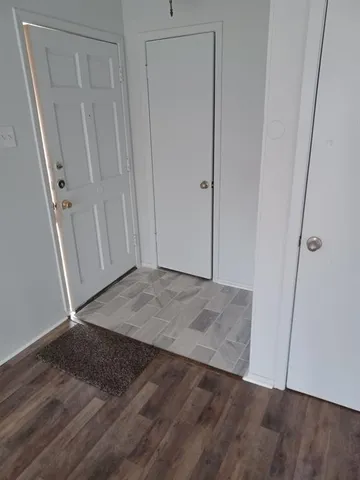 a view of front door