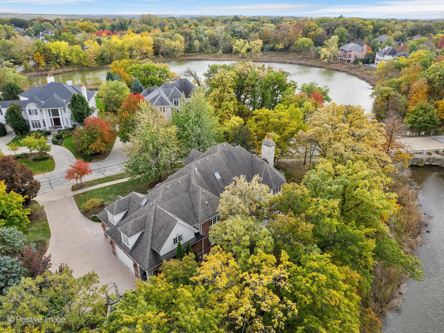 817 Lakeview Lane Burr Ridge, IL 60527 - Photo 14 of 69 an aerial view of residential houses with outdoor space