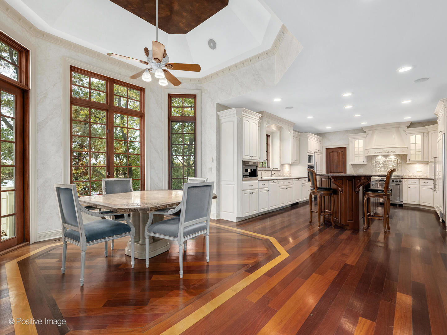 817 Lakeview Lane Burr Ridge, IL 60527 - Photo 34 of 69 a view of a dining room with furniture window and wooden floor