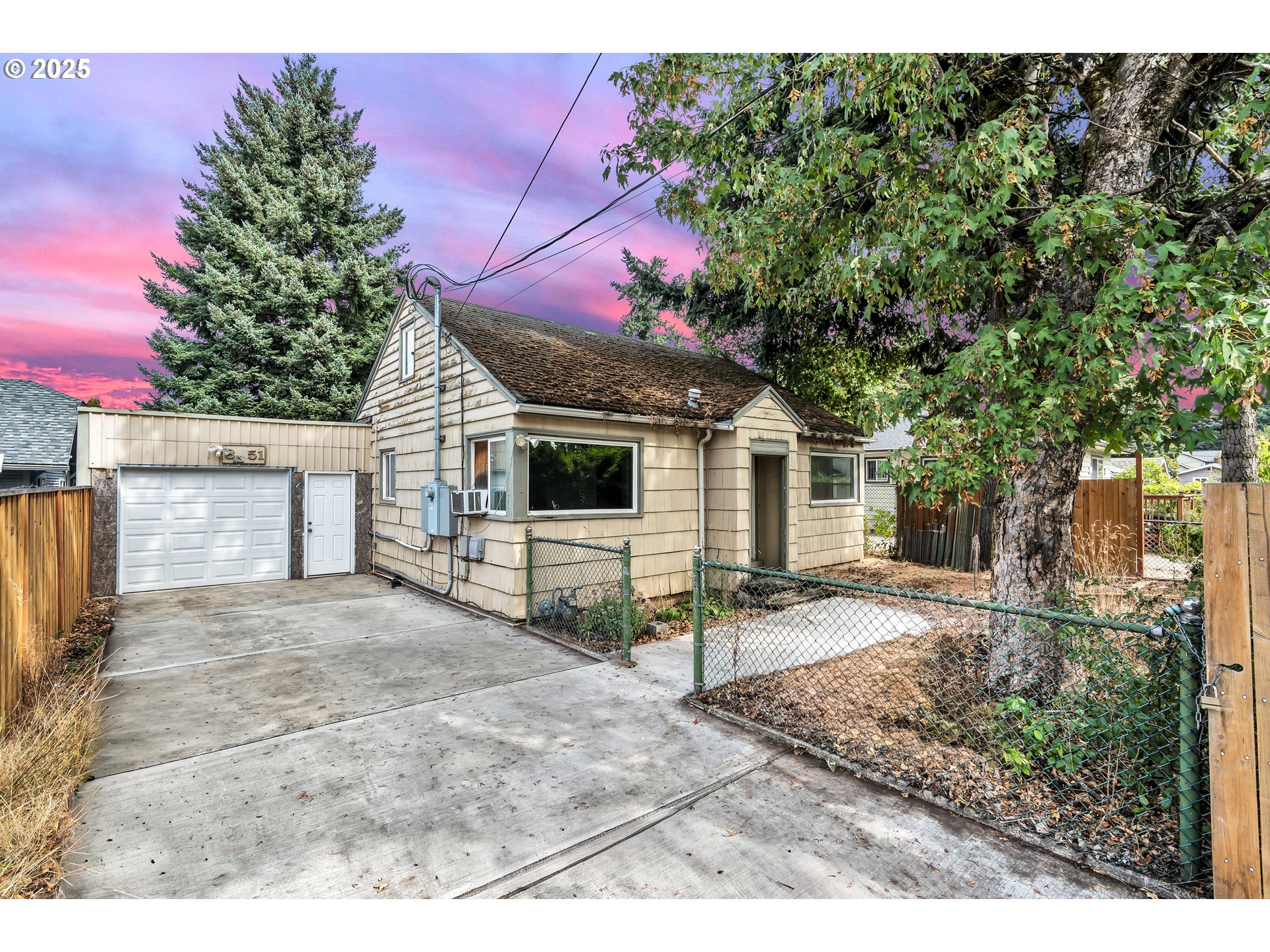 a view of a house with a patio