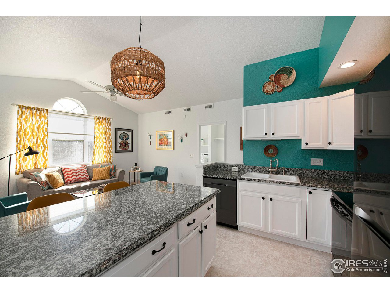 4501 Nelson Road, Unit 2102 Longmont, CO 80503 - Photo 14 of 32 Granite island for bar seating and prep space