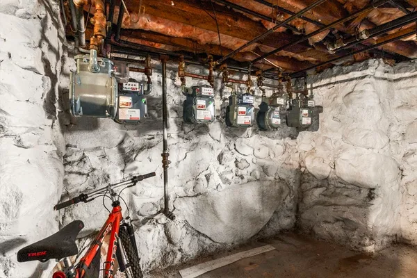 a view of storage and utility room