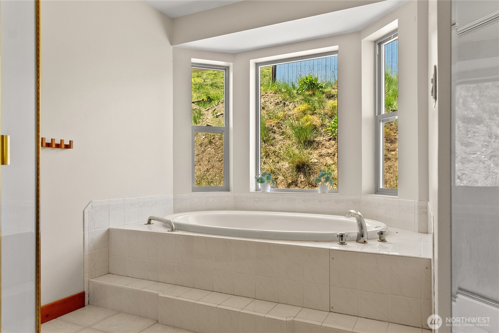 427 Rendezvous Road Winthrop, WA 98862 - Photo 28 of 40 a bathroom with bathtub and window