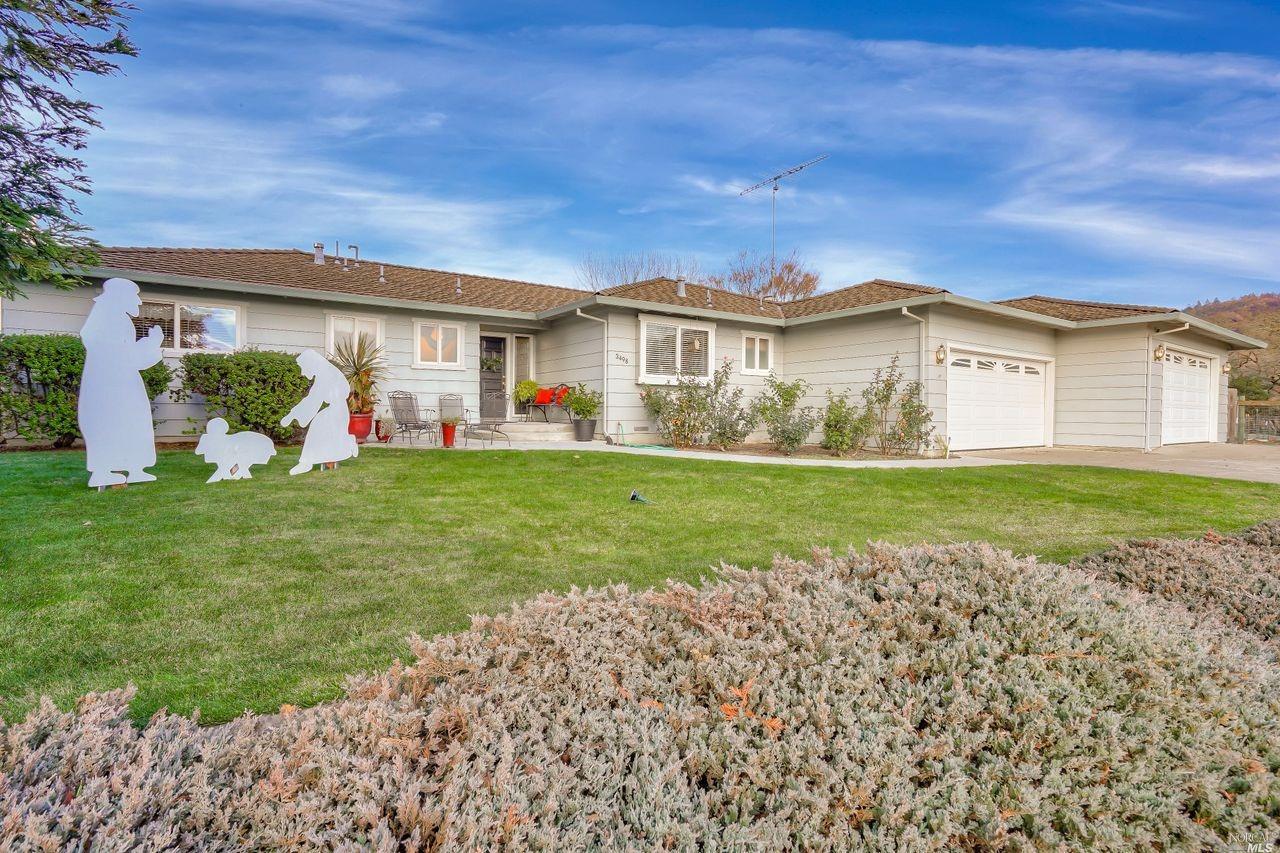 3498 Anderson Drive Santa Rosa, CA 95409 - Photo 1 of 1 Travel down this Rincon Valley country lane to a quiet, peaceful and inviting Ranch style home.