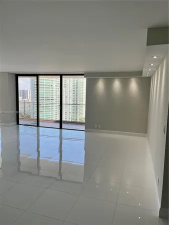 view of room with window