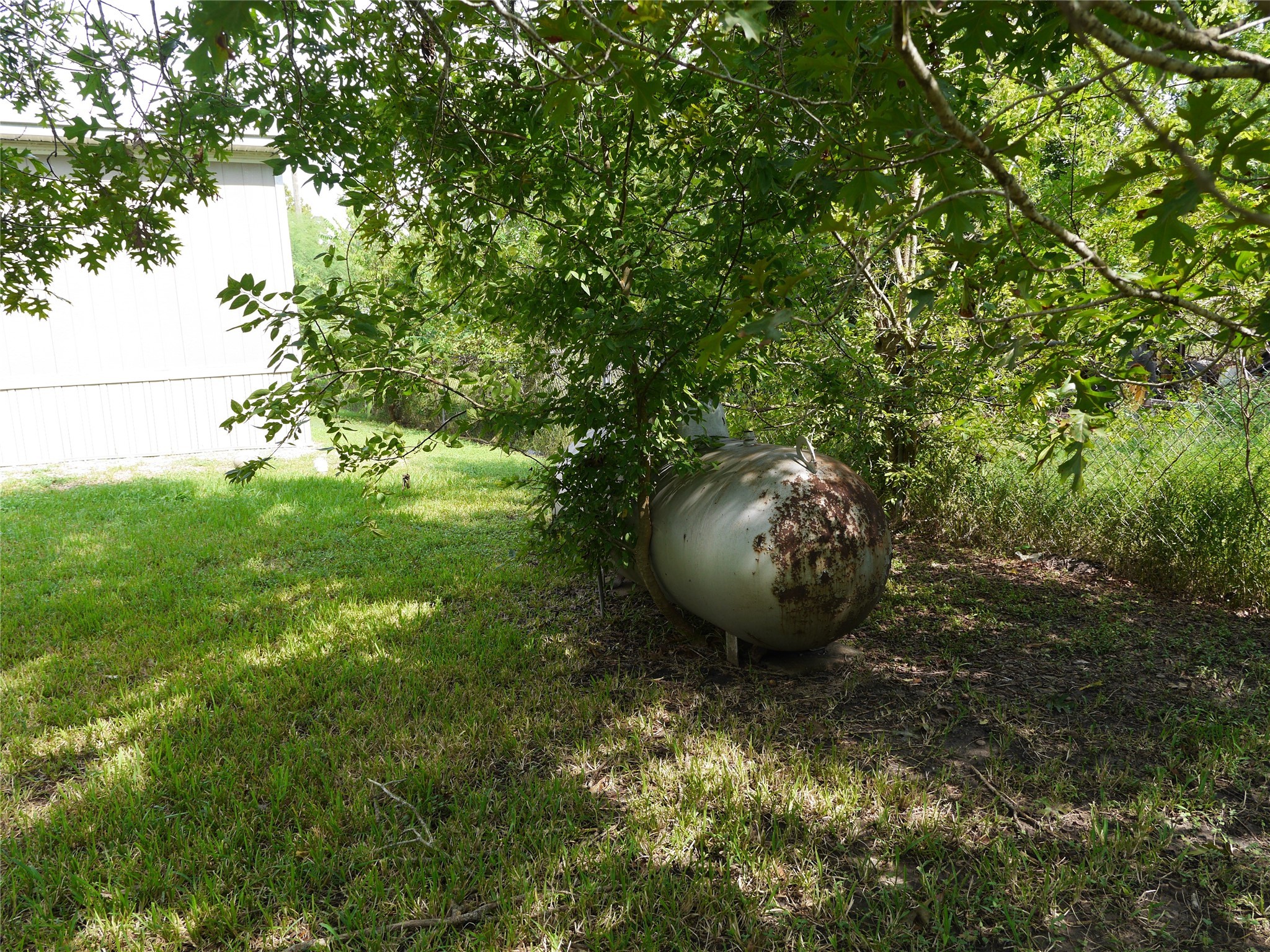 16020 1/2 Sam Brookins Street Sugar Land, TX 77498 - Photo 17 of 23 a view of a backyard of a house with a fountain and large tree
