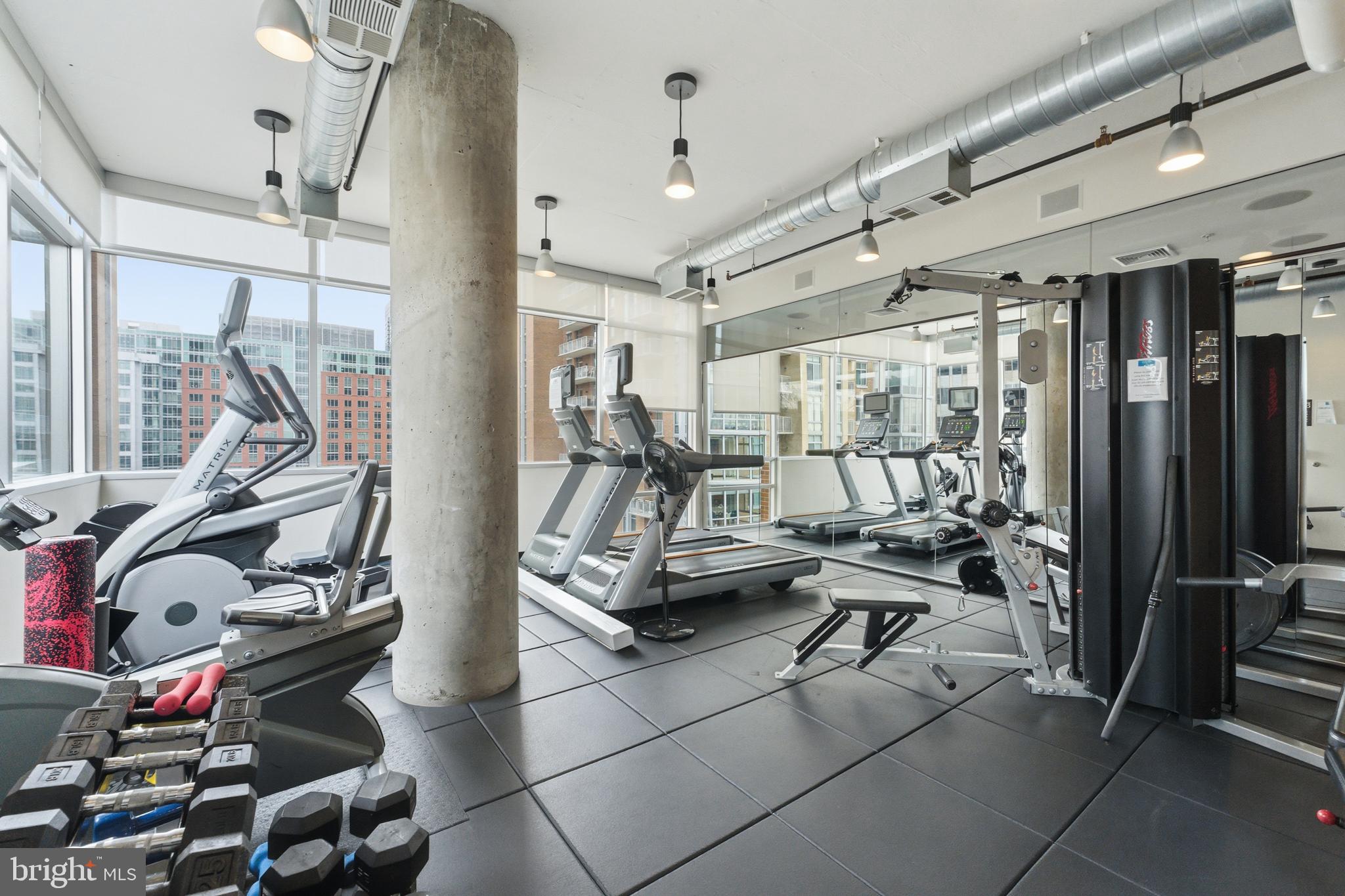 12025 New Dominion Parkway, Unit 103 Reston, VA 20190 - Photo 40 of 47 a view of a room with gym equipment