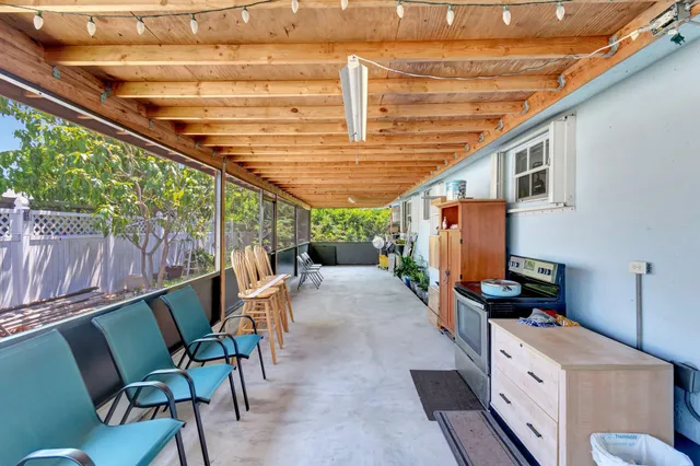 a view of a backyard with a trees