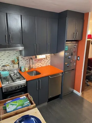 a room with storage and utility