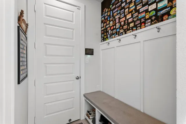 a view of washer and dryer in a utility room
