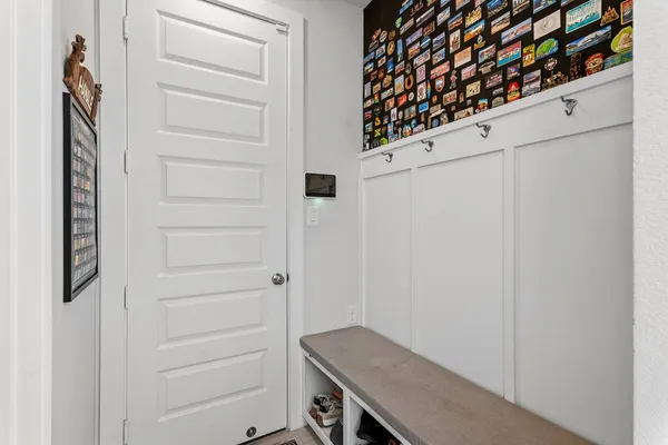 a view of storage and utility room