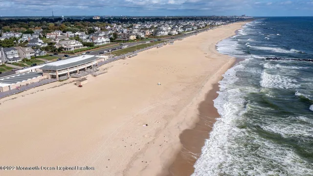 a view of an ocean beach