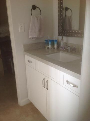 a close view of a sink