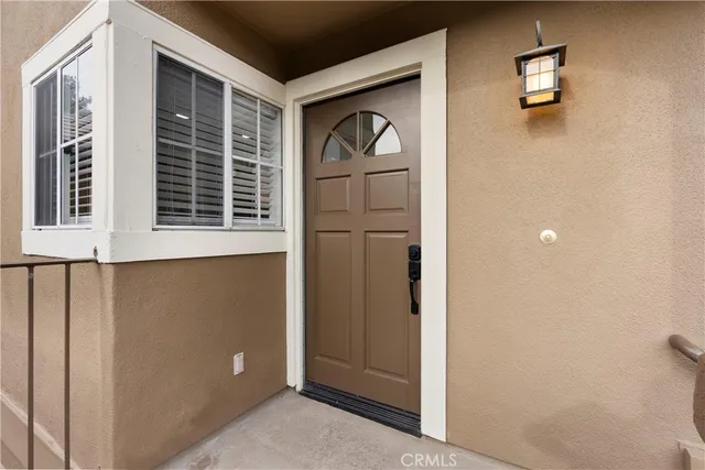 a view of front door