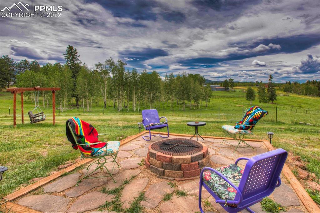 12 Ridge Drive Divide, CO 80814 - Photo 41 of 49 an outdoor space with furniture and garden