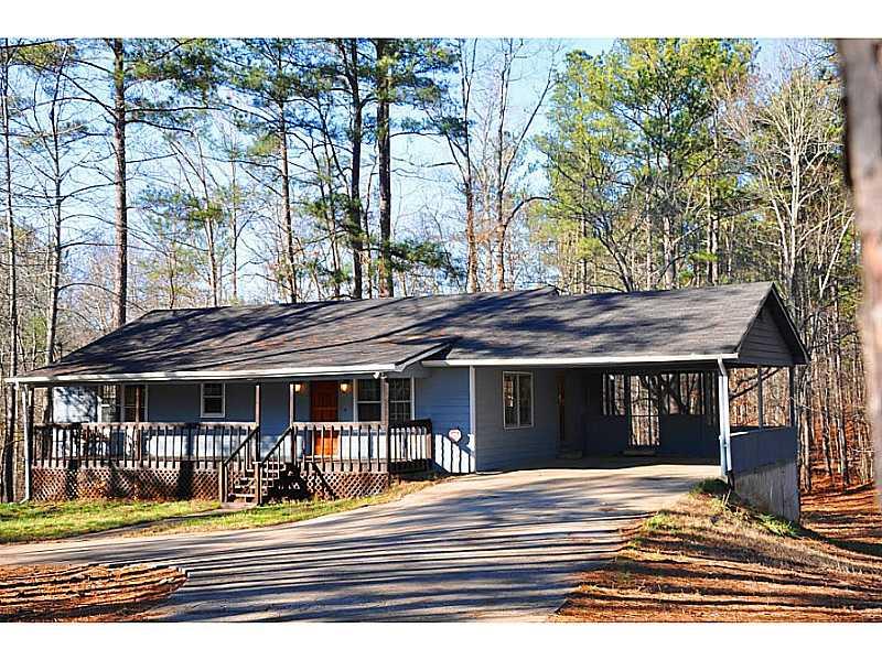 3092 Mt Olivet Road Dallas, GA 30132 - Photo 1 of 1 Exterior Front. Large Circular Driveway