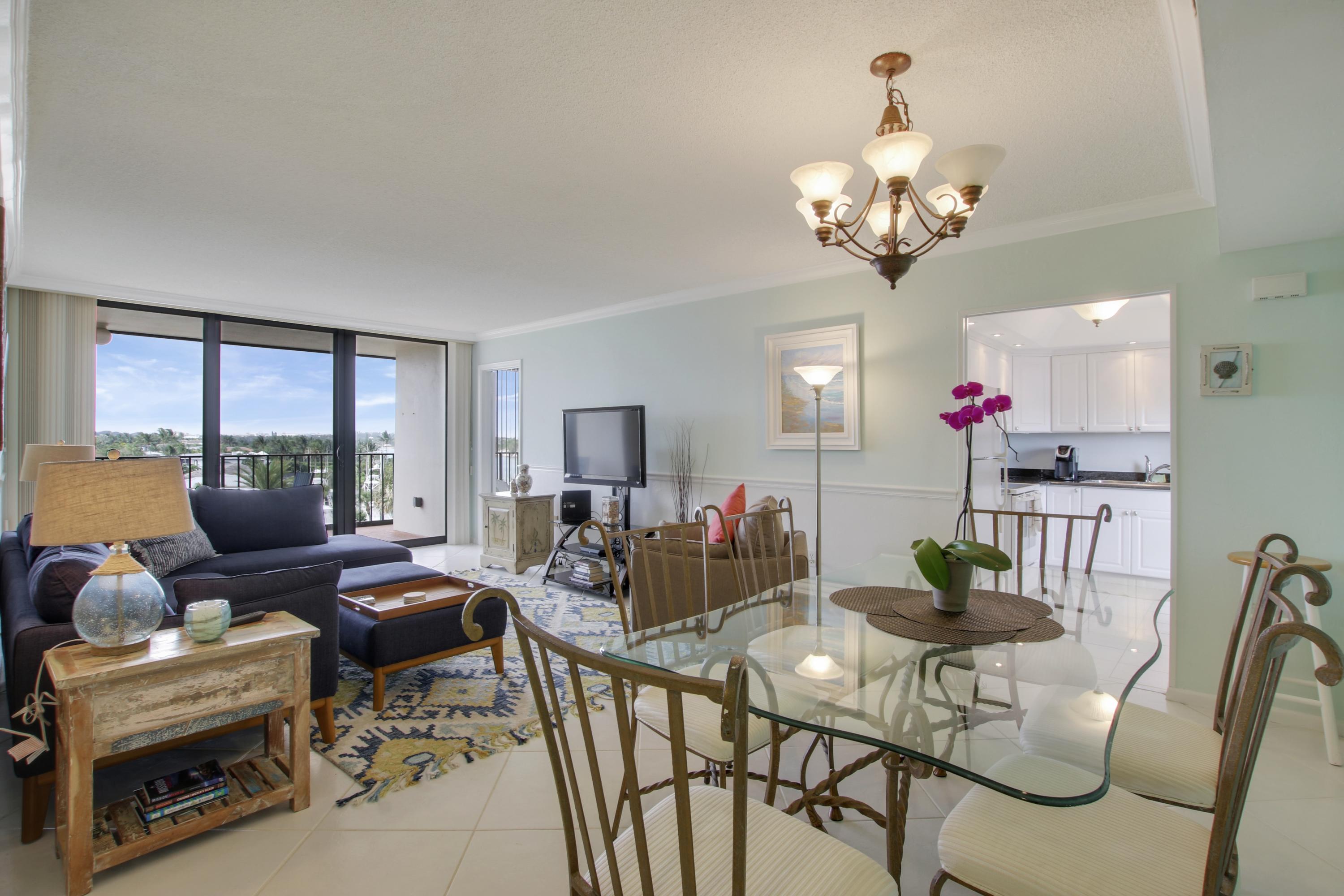 225 South Beach Road, Unit 504 Tequesta, FL 33469 - Photo 4 of 18 225 Beach Rd #504 Dining Living Room-1