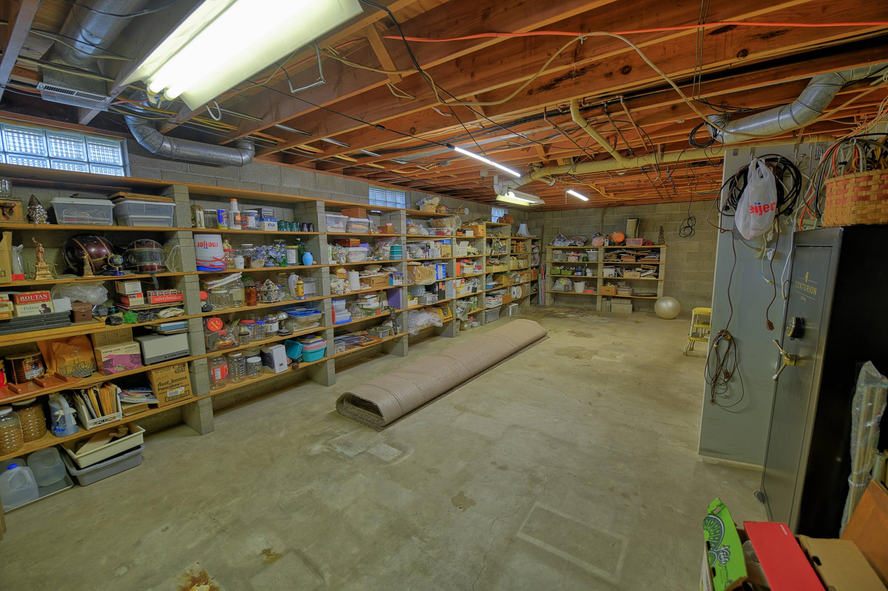 15027 West Cutler Road Eagle, MI 48822 - Photo 27 of 65 Unfinished storage area