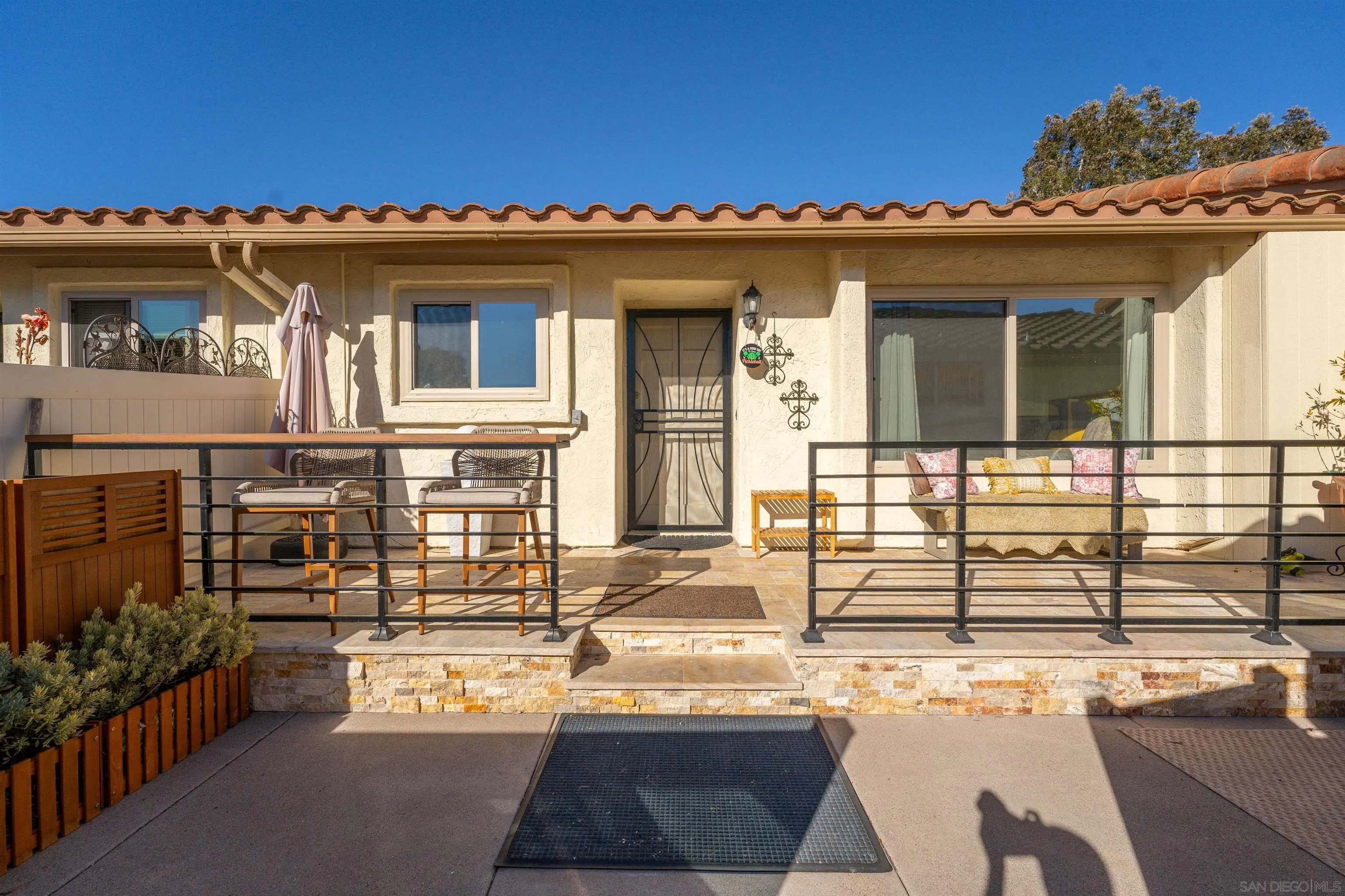 front view of a house with a porch