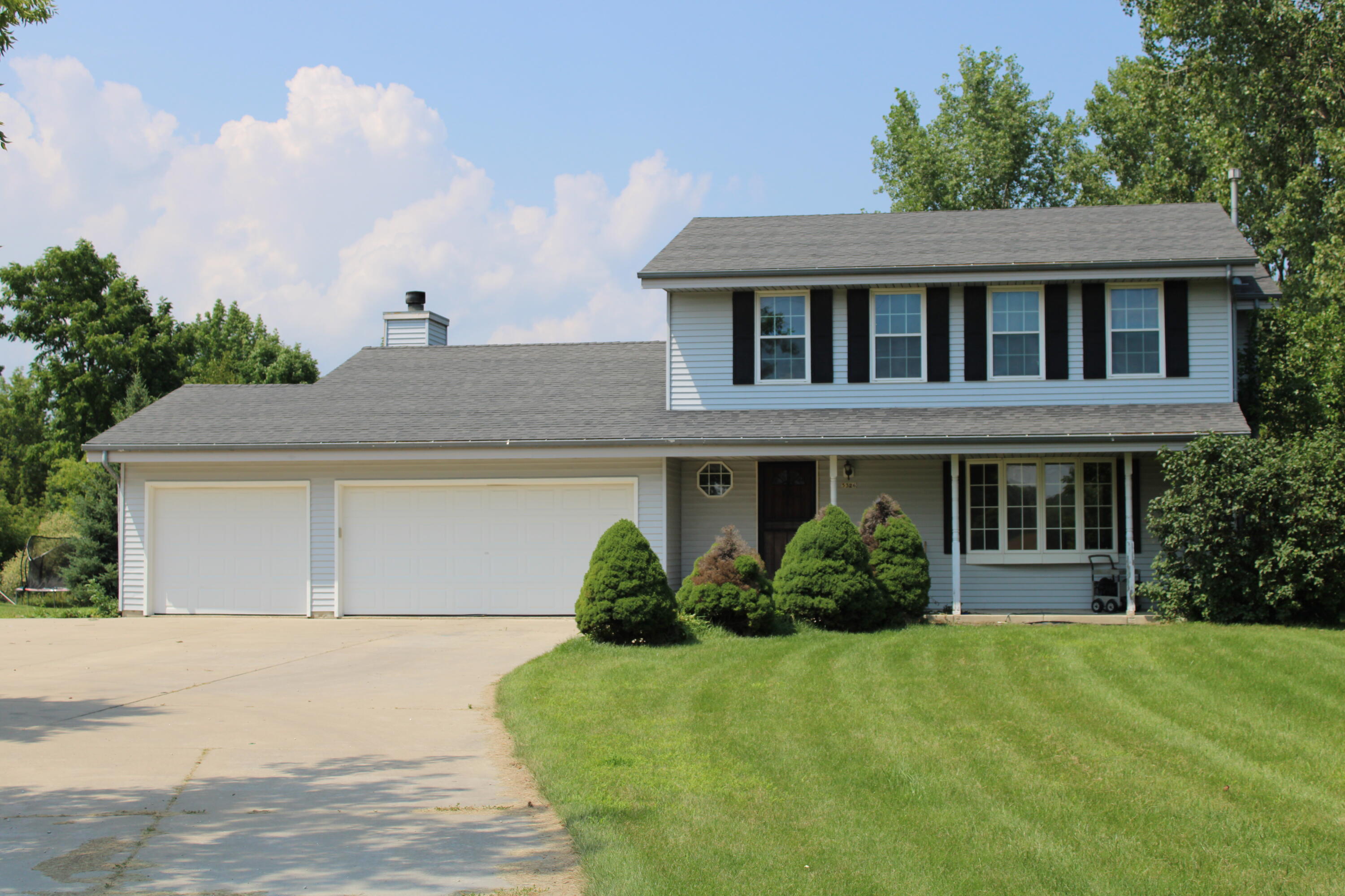 5326 3 Mile Road Caledonia, WI 53406 - Photo 1 of 1 front house 3
