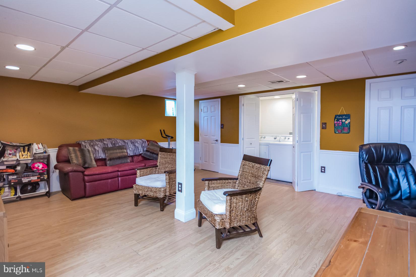 679 Andrew Road Springfield, PA 19064 - Photo 13 of 18 Finished Basement w/ Laundry