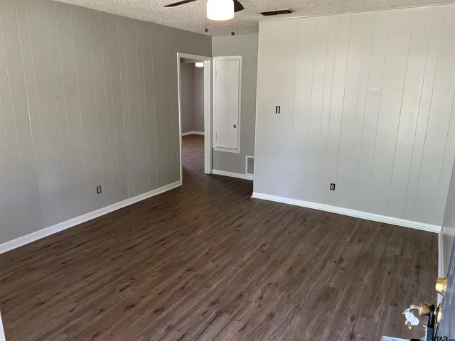wooden floor in an empty room