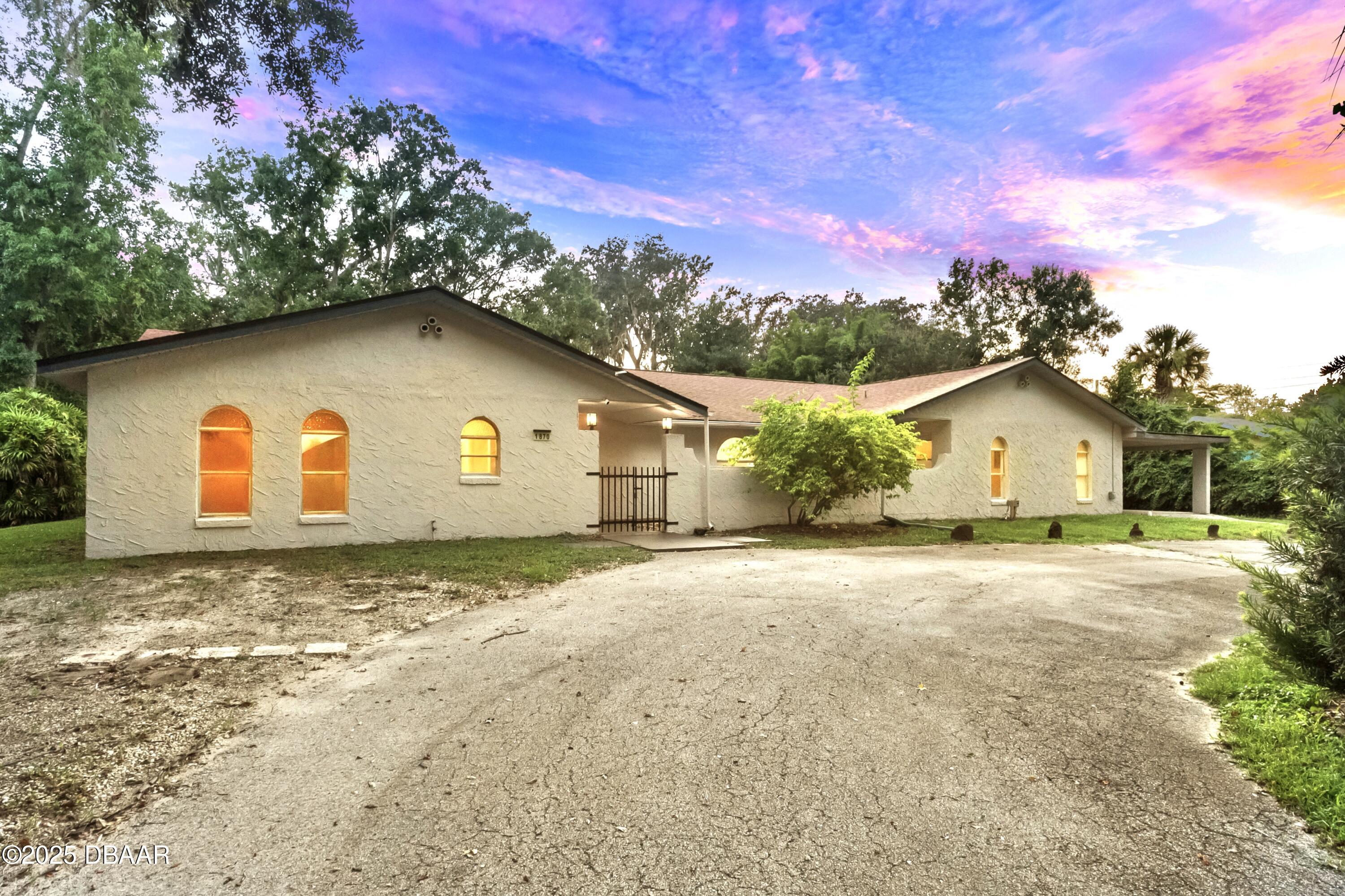 1870 Air Park Road Edgewater, FL 32141 - Photo 4 of 39 Front View/ Left Side