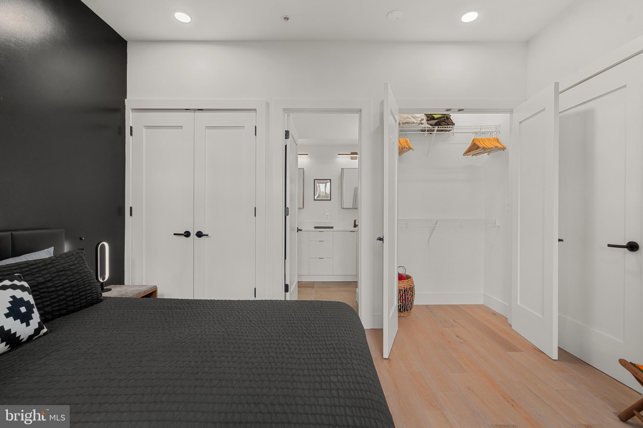 1729 T Street Northwest, Unit 3 Washington, DC 20009 - Photo 19 of 38 a bedroom with a bed and a walk in closet