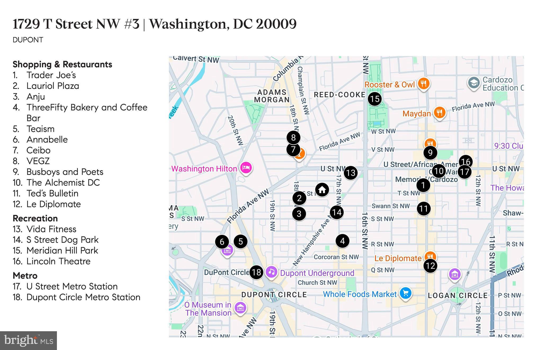 1729 T Street Northwest, Unit 3 Washington, DC 20009 - Photo 38 of 39