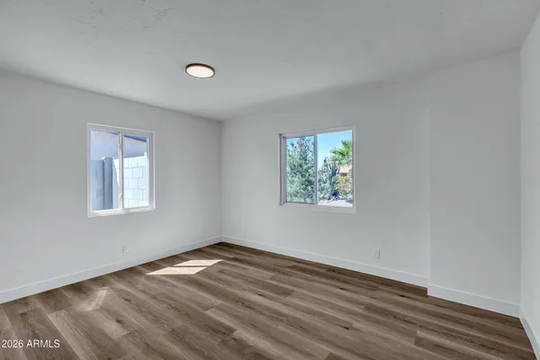 wooden floor in an empty room