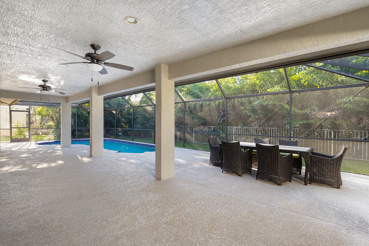 4572 White Cedar Lane Delray Beach, FL 33445 - Photo 30 of 37 a view of a room with porch and furniture