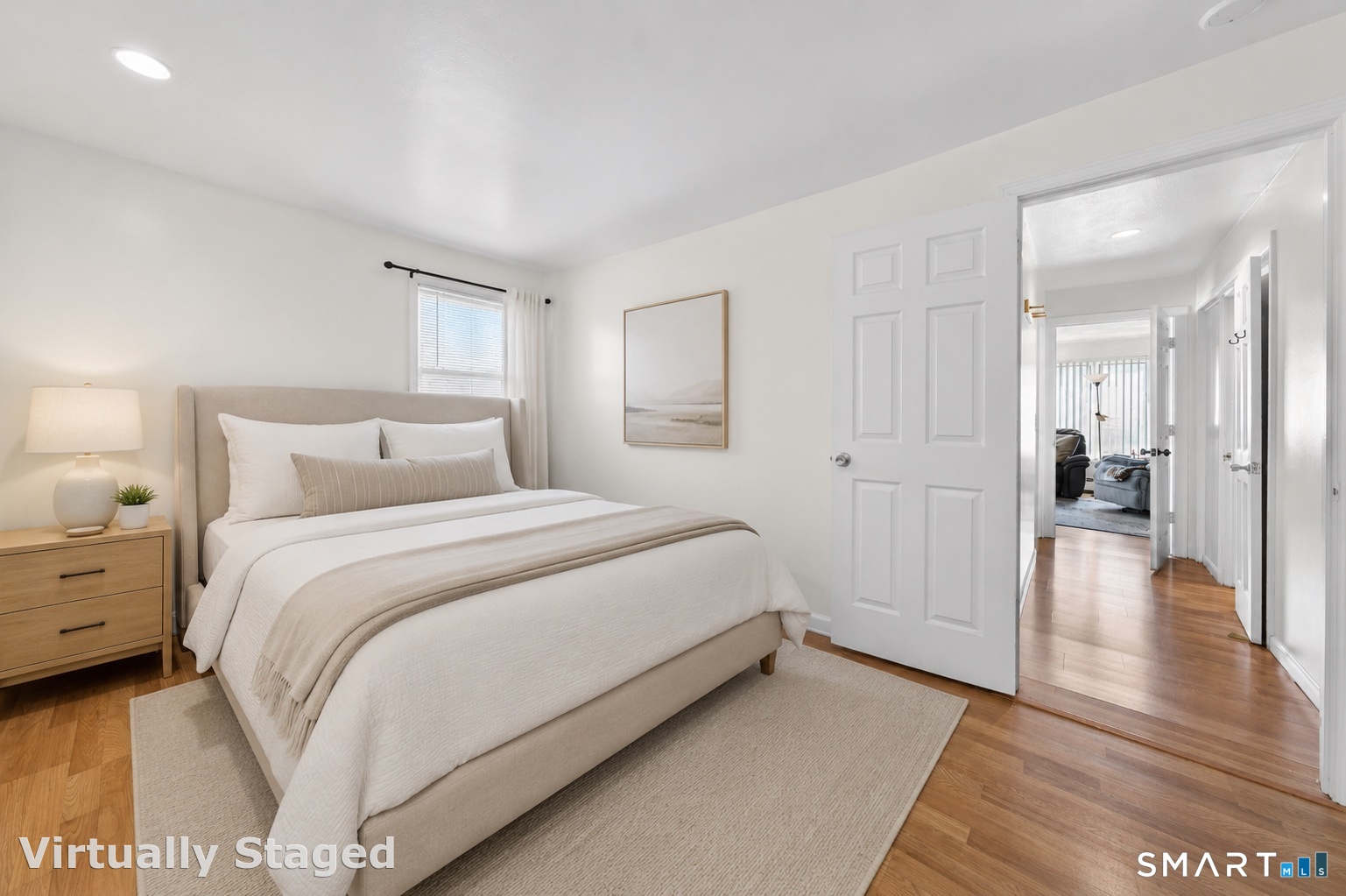30 Grafton Road Hamden, CT 06517 - Photo 13 of 23 a bedroom with a bed and a view of bathroom