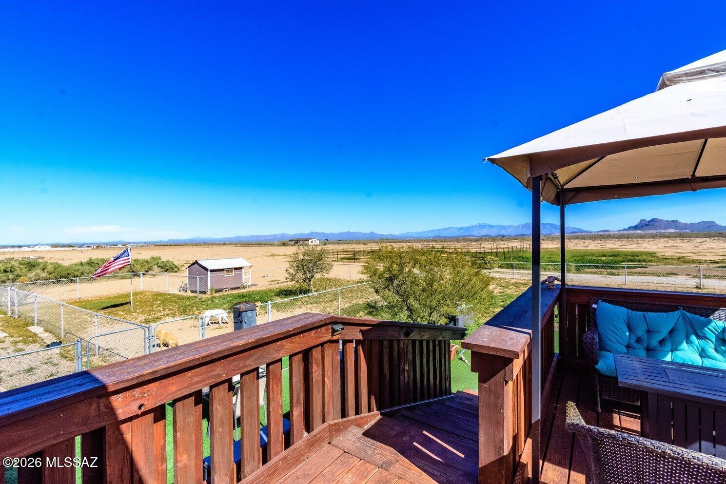 8845 Ghost Ranch Road Marana, AZ 85653 - Photo 23 of 39 Deck View