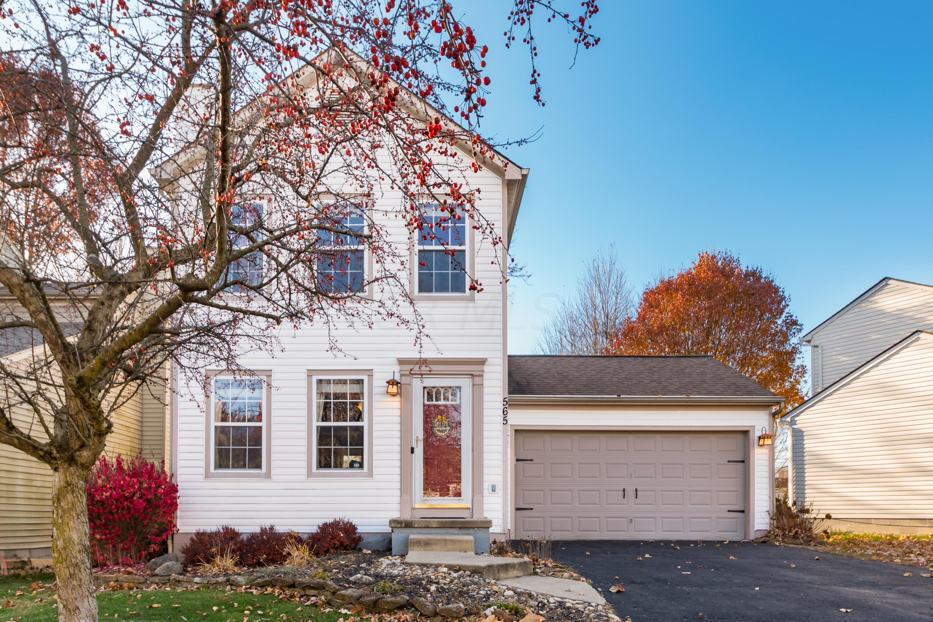 2 sty home with beautiful curb appeal