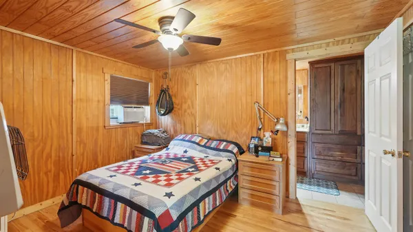 a bathroom with a window