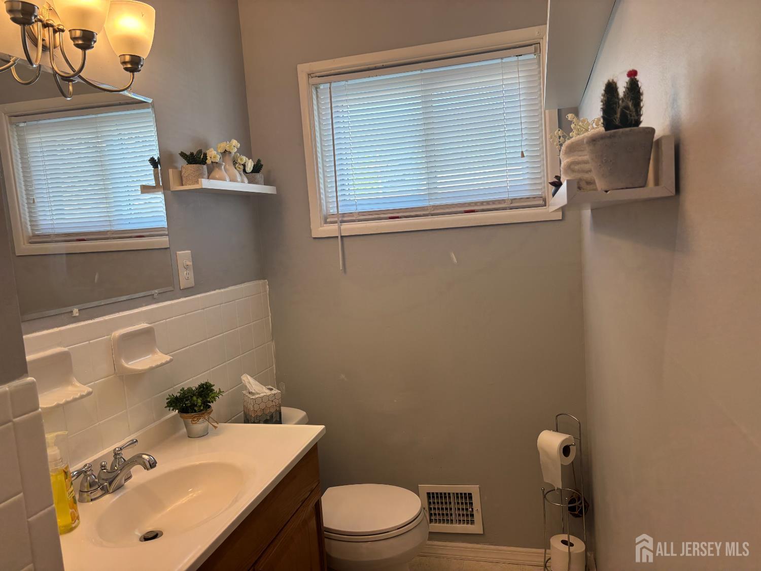 66 Princeton Road Old Bridge, NJ 08859 - Photo 8 of 28 a bathroom with a sink a toilet and mirror