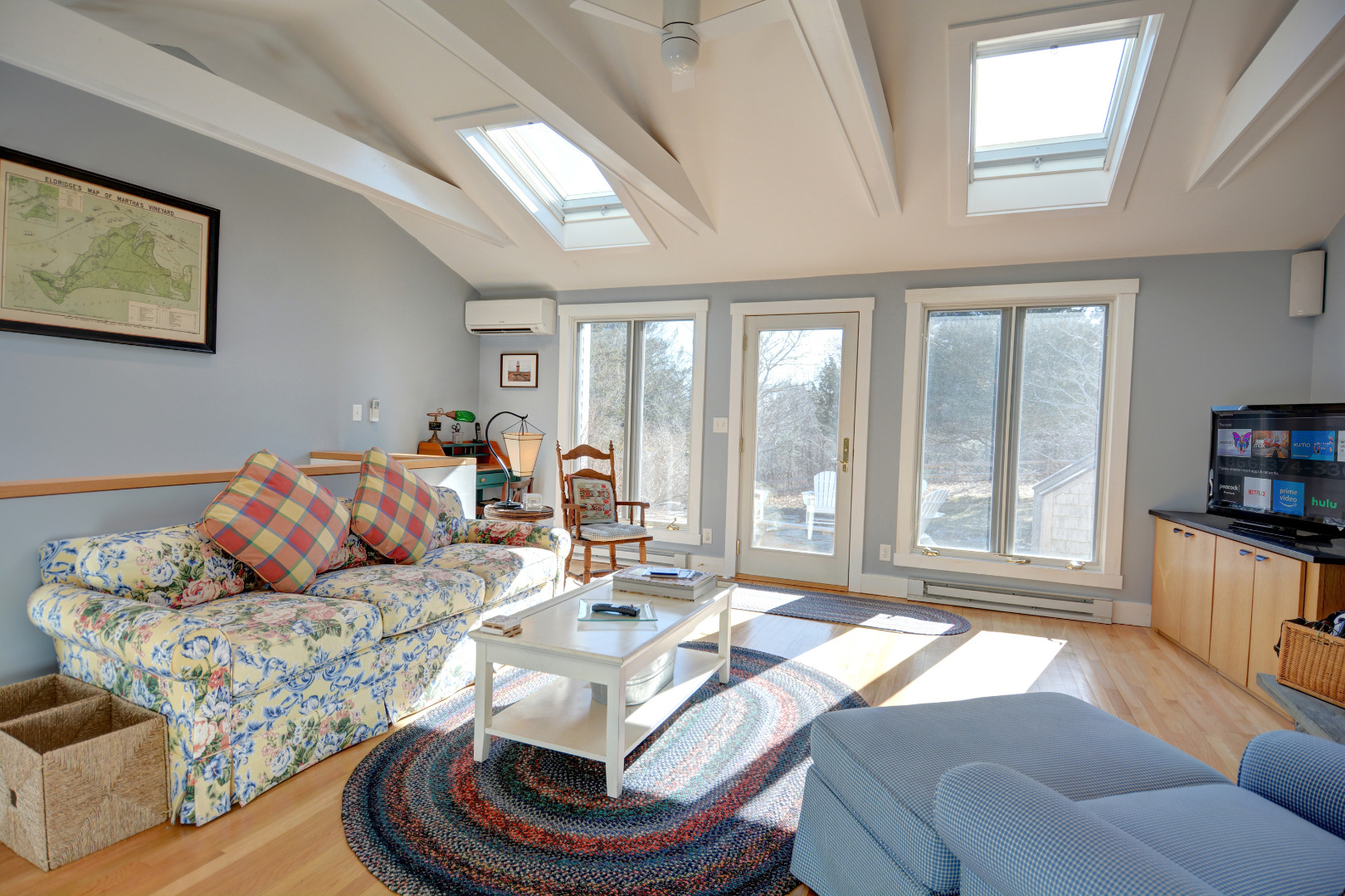 1 Smith Lane Chilmark, MA 02535 - Photo 5 of 27 a living room with furniture and a large window