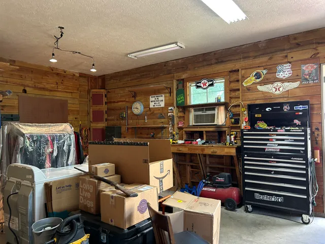 a room with furniture and a flat screen tv