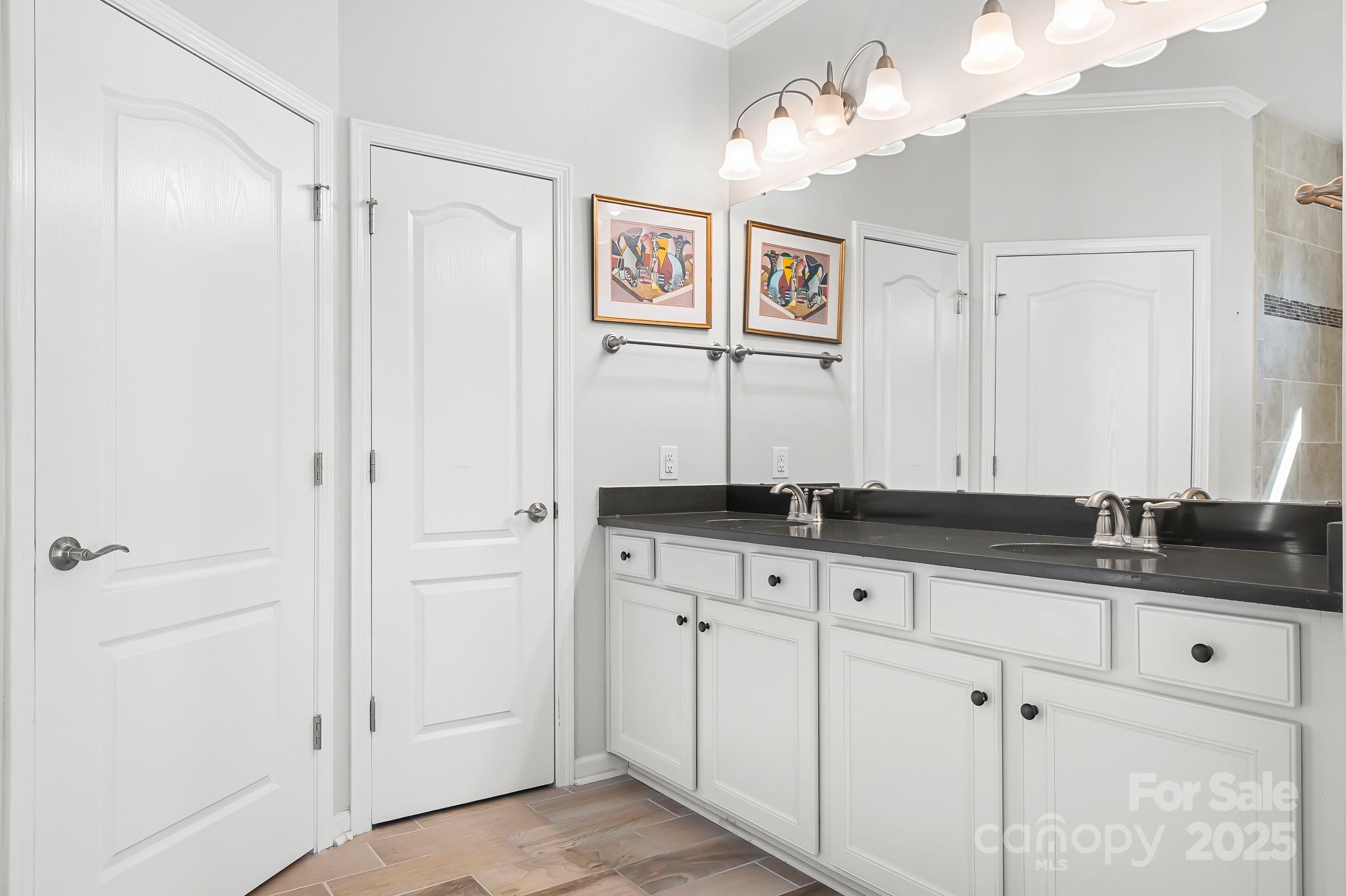 910 Kirby Drive Fort Mill, SC 29715 - Photo 16 of 30 a bathroom with a sink vanity and a mirror