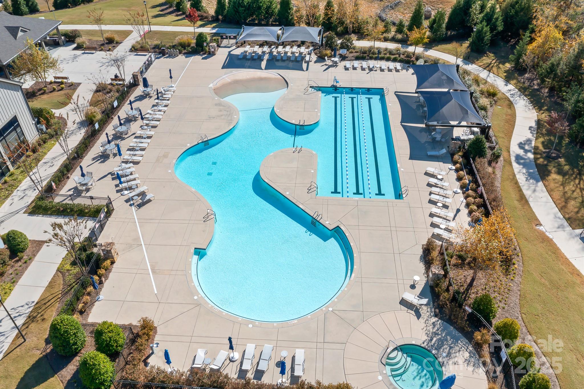 910 Kirby Drive Fort Mill, SC 29715 - Photo 25 of 30 an aerial view of a house with outdoor space