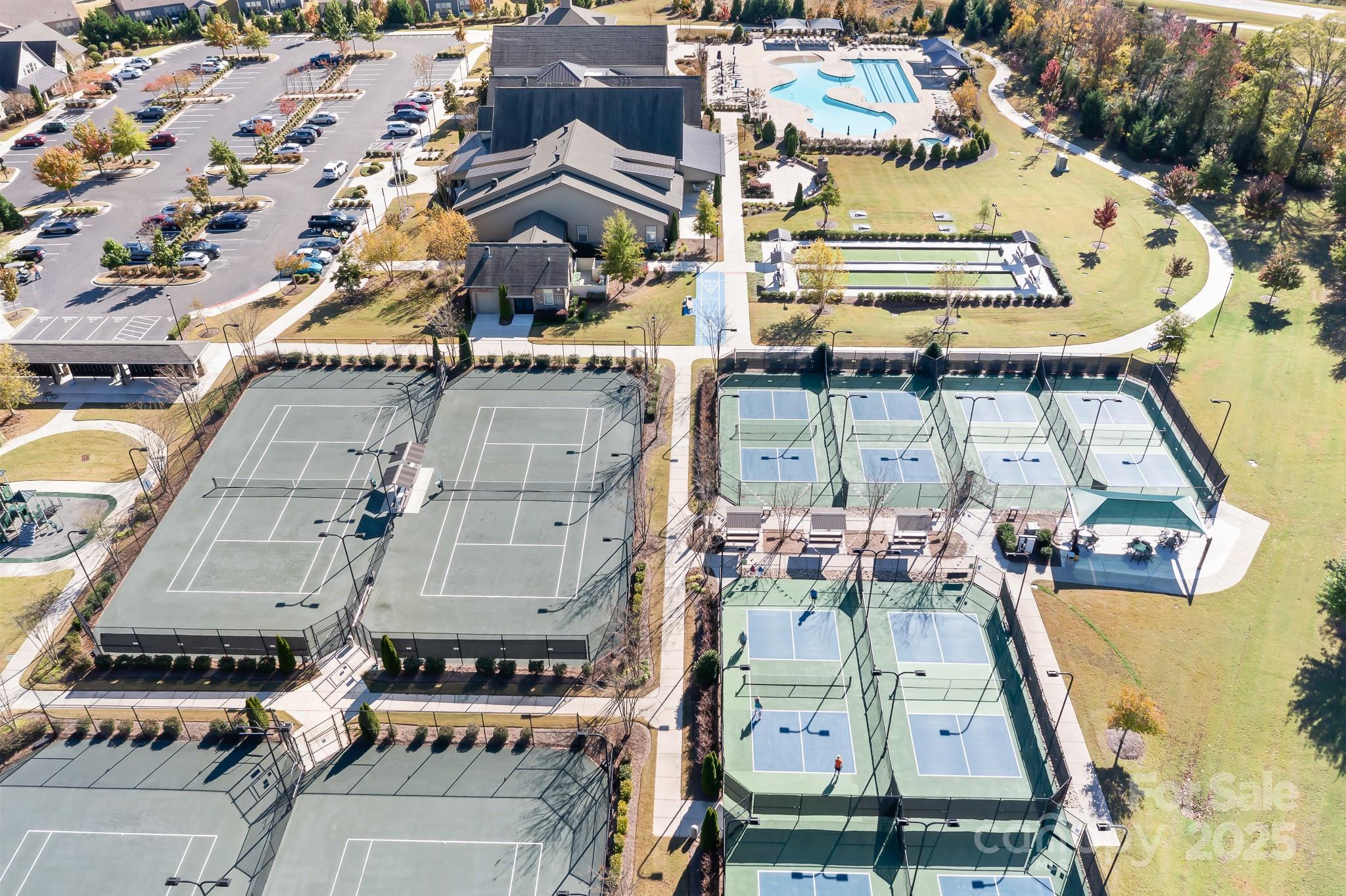 910 Kirby Drive Fort Mill, SC 29715 - Photo 28 of 30 an aerial view of residential houses with outdoor space
