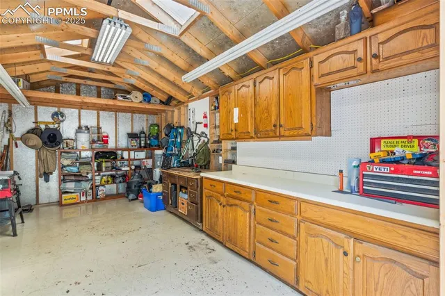 a view of storage and utility room