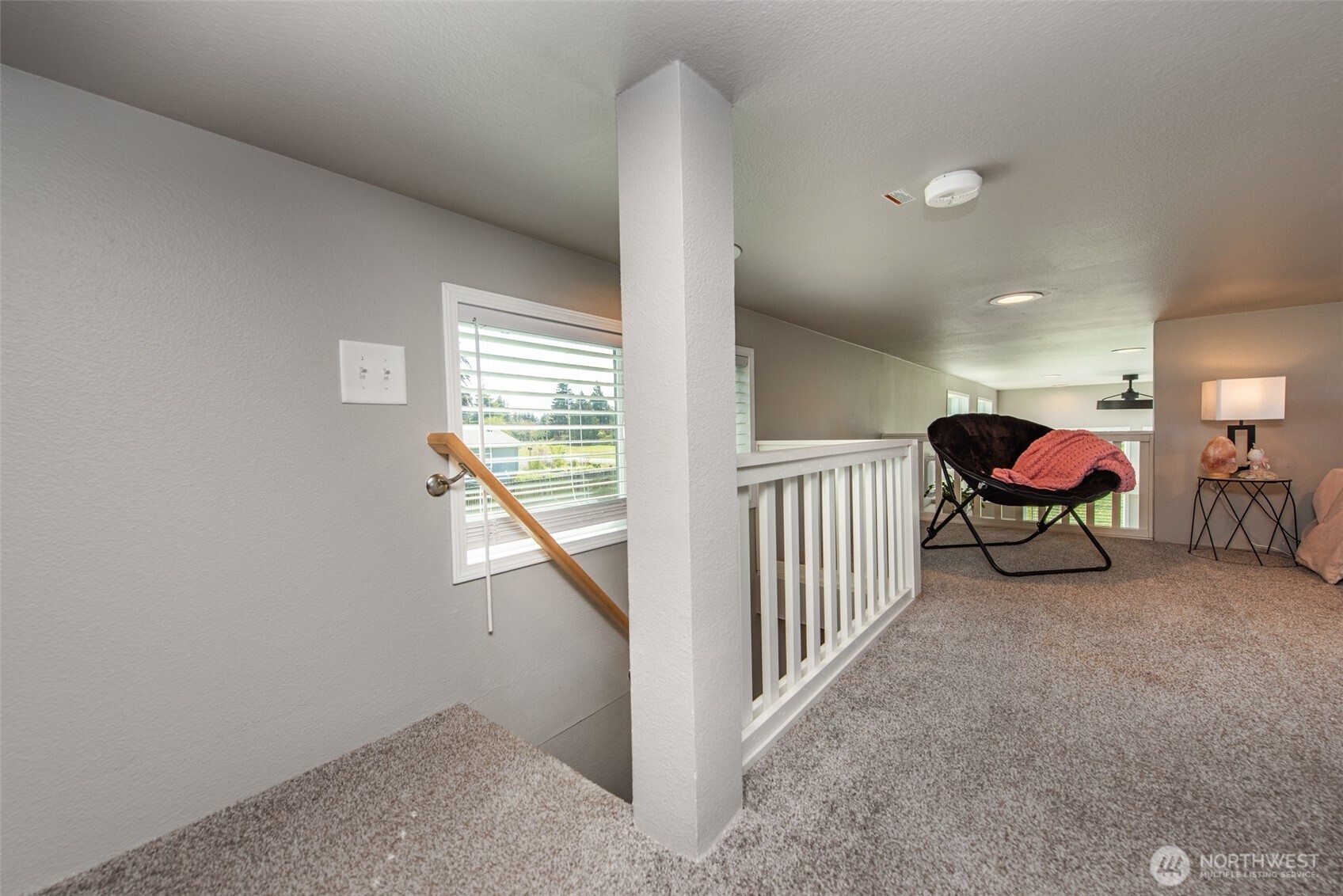 82 Williamson Road Sequim, WA 98382 - Photo 26 of 40 a view of a livingroom with furniture and stairs