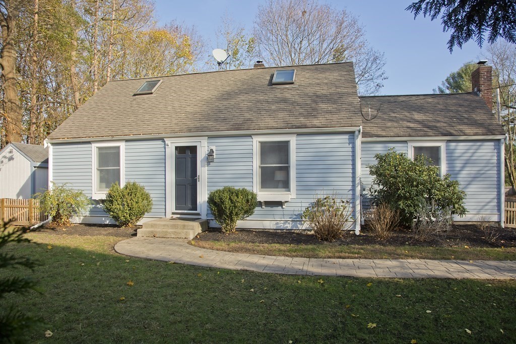 4 Polk Road Hingham, MA 02043 - Photo 16 of 21 a house view with a sitting space and garden