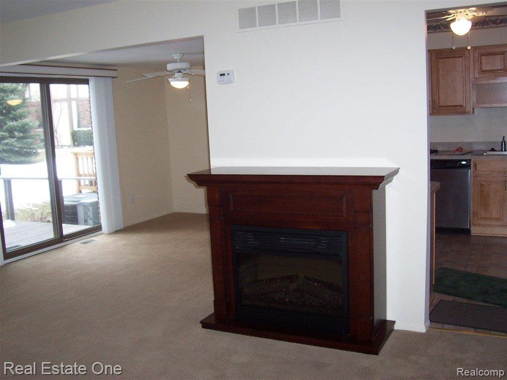 Electric fireplace Adds Charm!