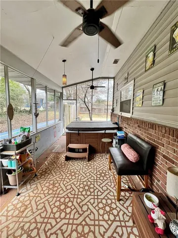 a room with furniture and wooden floor