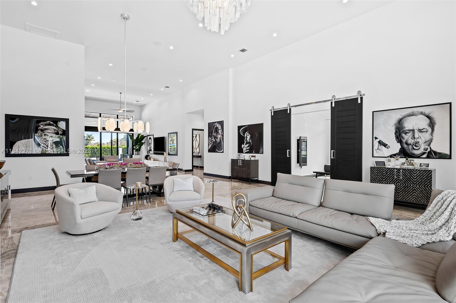 2610 Oak Park Drive Davie, FL 33325 - Photo 13 of 60 a living room with furniture and wooden floor