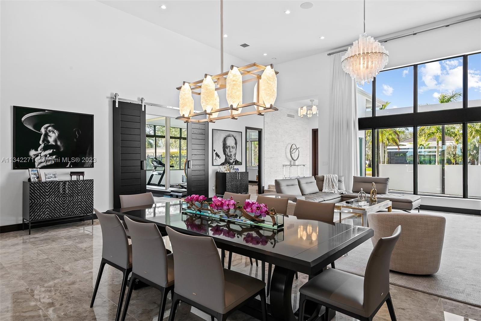 2610 Oak Park Drive Davie, FL 33325 - Photo 15 of 60 a view of a dining room with furniture window and outside view