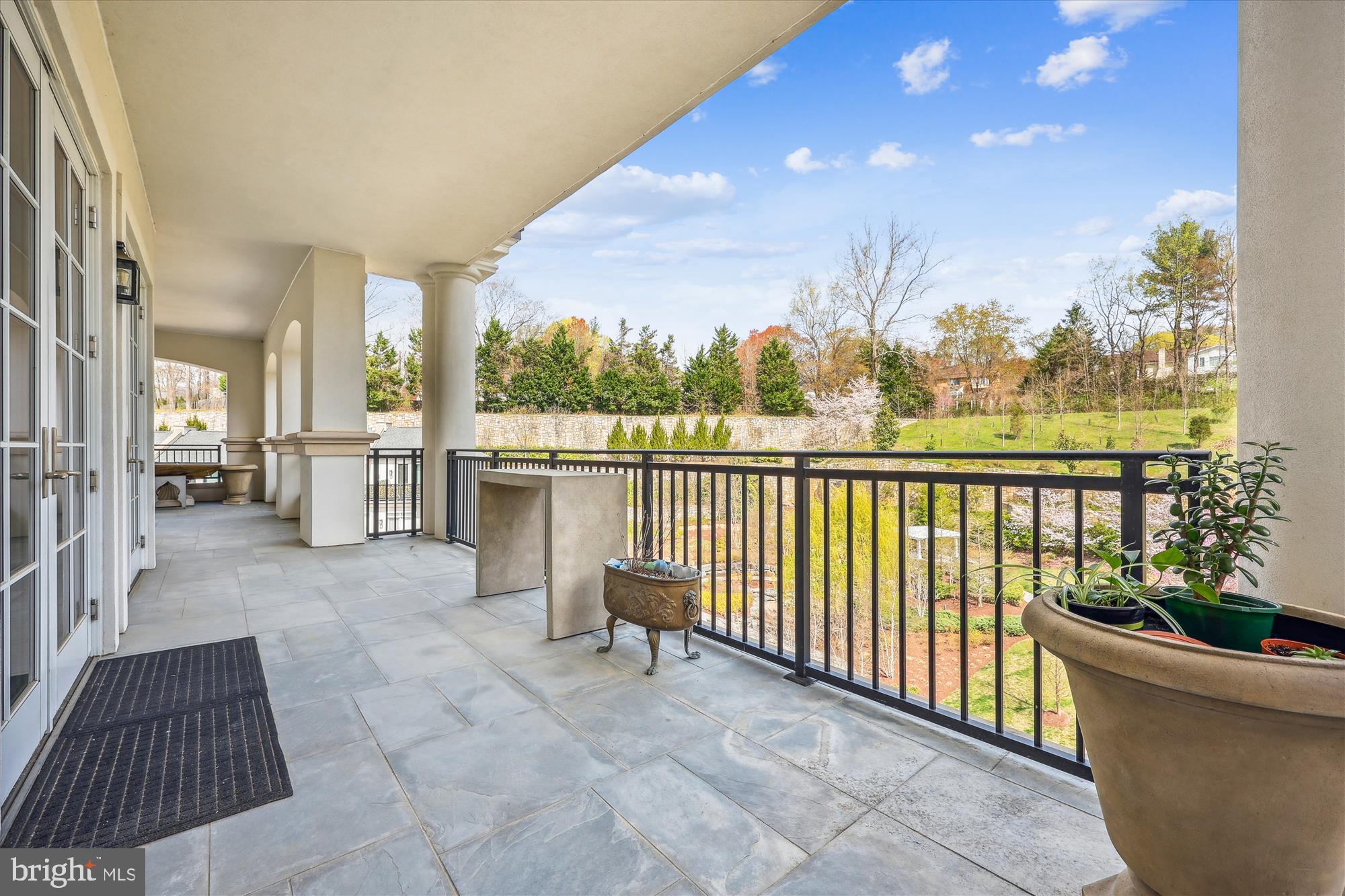8121 River Road, Unit 451 Bethesda, MD 20817 - Photo 21 of 94 Private Terrace from Living Room