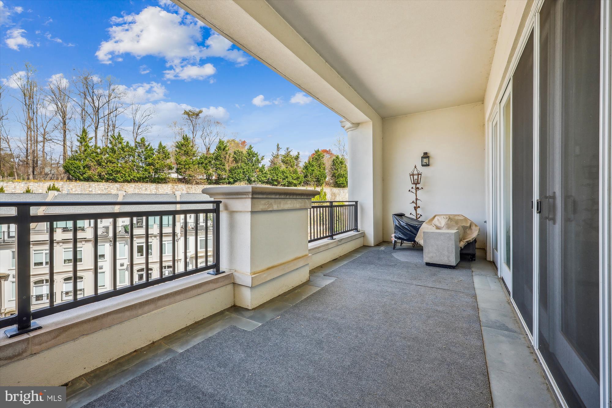 8121 River Road, Unit 451 Bethesda, MD 20817 - Photo 54 of 94 Private Terrace from Primary Bedroom